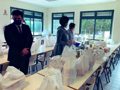 Escolas de acolhimento serviram 37 mil refeições diárias