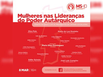 Mulheres Socialistas debatem lideranças no poder autárquico