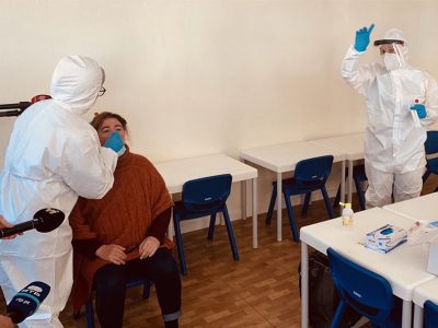 Ministro da Educação acompanhou início da segunda fase da testagem nas escolas