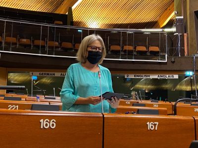Edite Estrela, Assembleia Parlamentar do Conselho da Europa