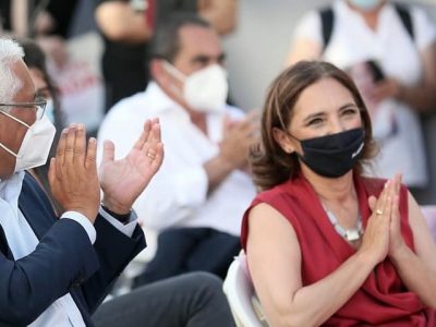 António Costa e Inês de Medeiros, Almada