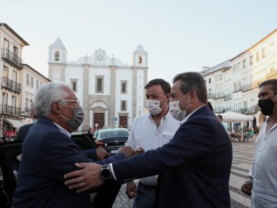 António Costa e José Calixto, Évora