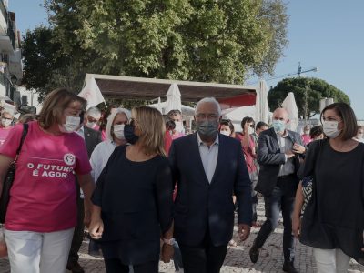 António Costa e Clarisse Campos, Alcácer do Sal