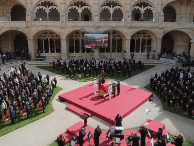 Cerimónias fúnebres de Jorge Sampaio, Mosteiro dos Jerónimos