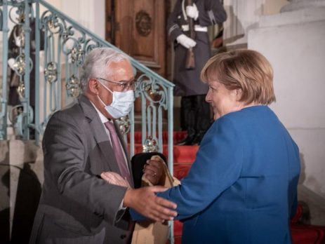 António Costa e Angela Merkel