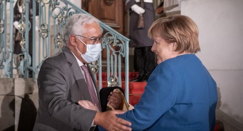 António Costa e Angela Merkel