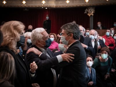 António Costa e José Luís Carneiro, comício em Braga