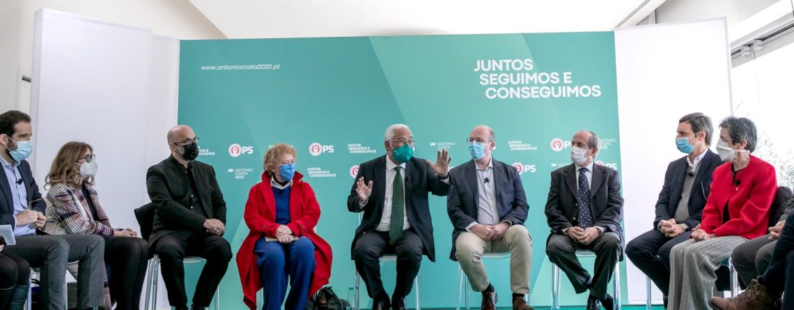 António Costa com personalidades independentes, legislativas 2022