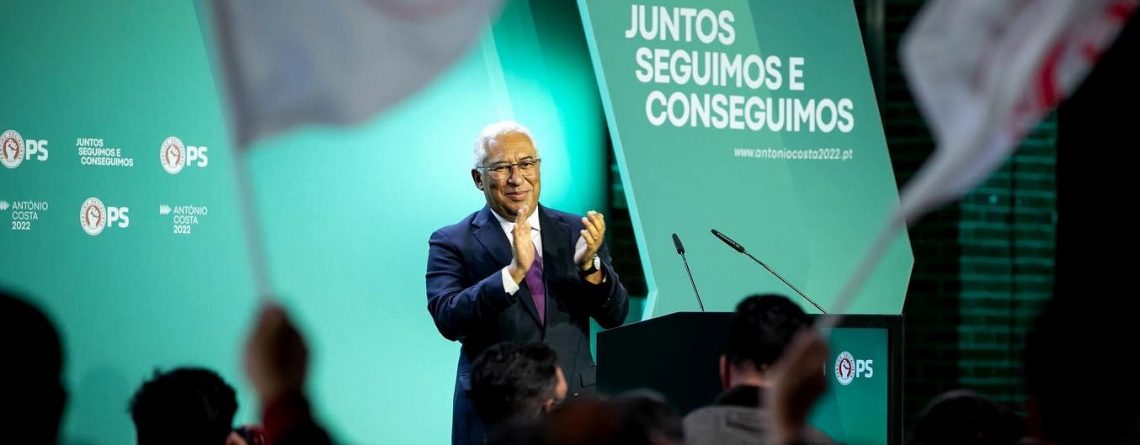 António Costa, comício em Santarém