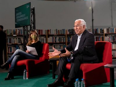 António Costa, encontro com estudantes e investigadores em Bragança