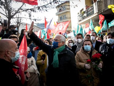 António Costa, arruada em Loures