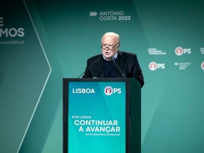 Manuel Alegre, comício em Lisboa