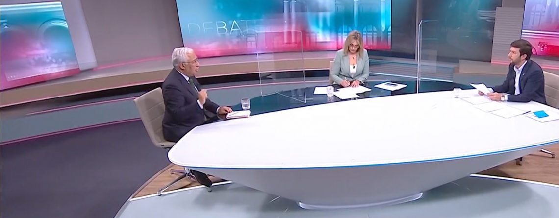 António Costa, debate com Francisco Rodrigues dos Santos