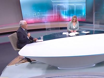 António Costa, debate com Francisco Rodrigues dos Santos