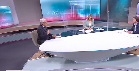 António Costa, debate com Francisco Rodrigues dos Santos