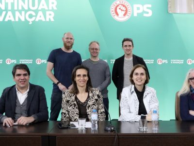 Visita de jovens estudantes dinamarqueses