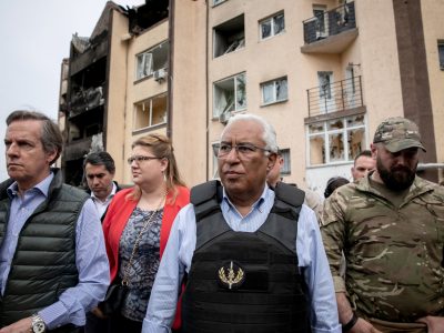 António Costa em Irpin, Ucrânia