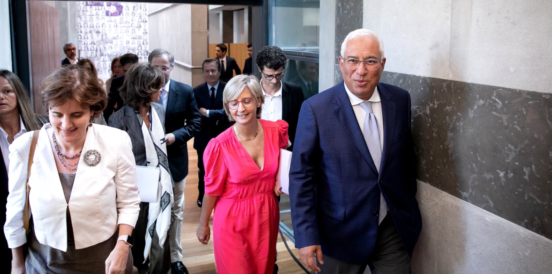 António Costa e Marta Temido