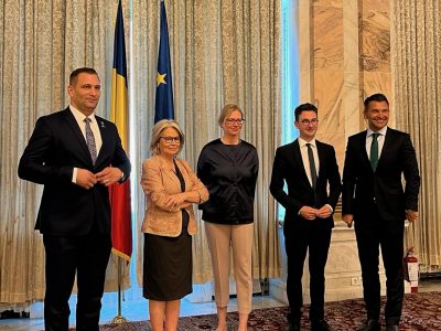 Edite Estrela, visita à Roménia