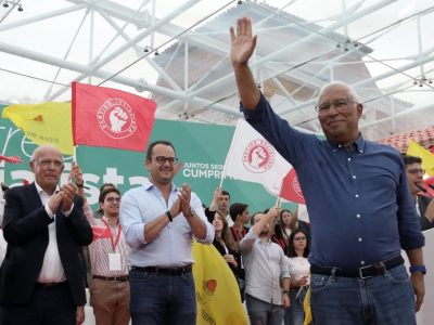 António Costa, comício em Leiria