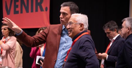 António Costa e Pedro Sánchez , Congresso IS