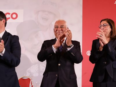 António Costa, Eurico Brilhante Dias, Ana Catarina Mendes, Jornadas Parlamentares em Tomar