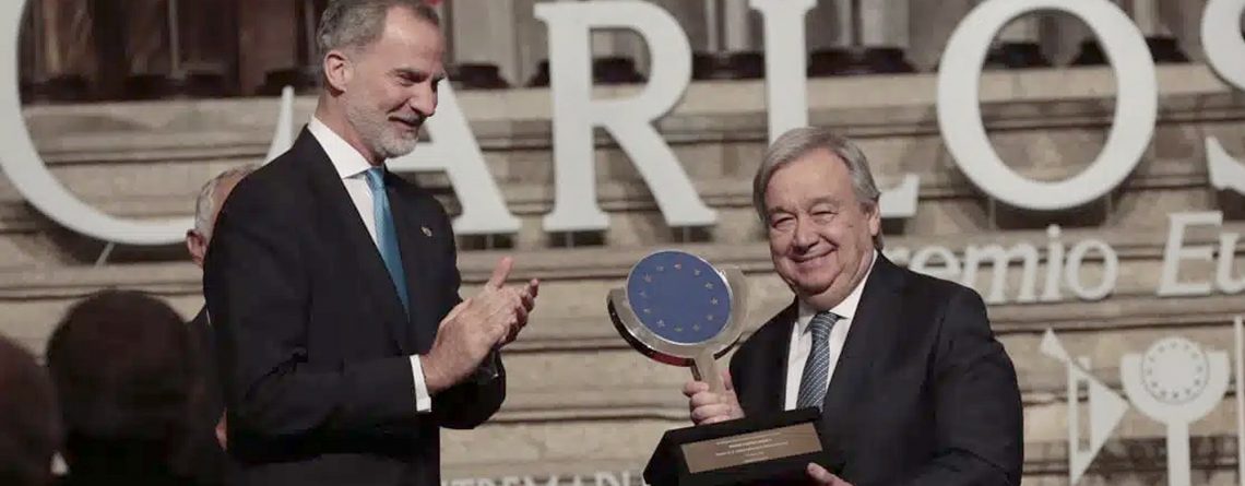 António Guterres, Prémio Europeu Carlos V