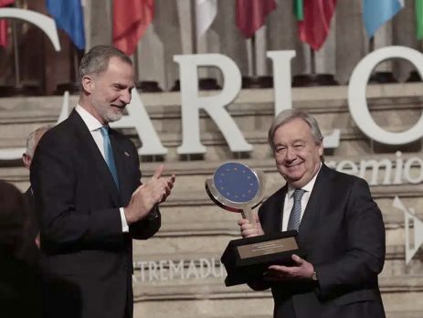 António Guterres, Prémio Europeu Carlos V