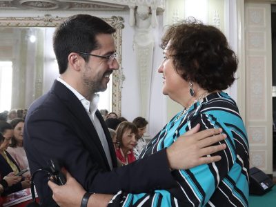 João Torres e Zita Gurmai