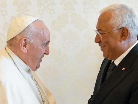 António Costa e Papa Francisco
