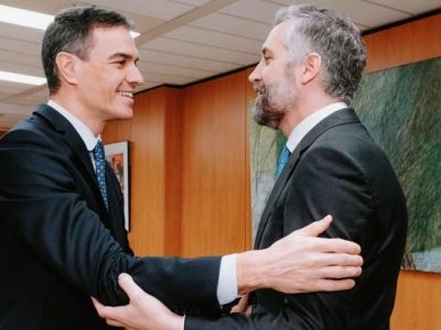 Pedro Nuno Santos e Pedro Sánchez