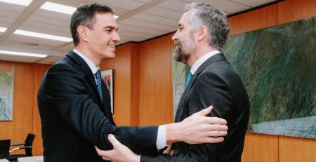 Pedro Nuno Santos e Pedro Sánchez