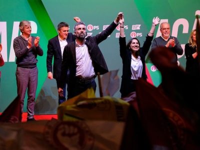 comício em Viana do Castelo